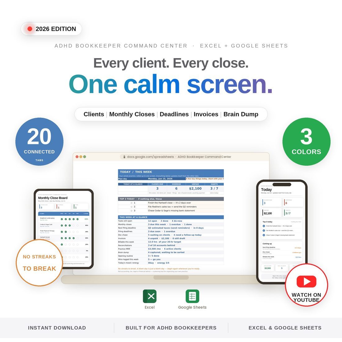ADHD Bookkeeper Command Center