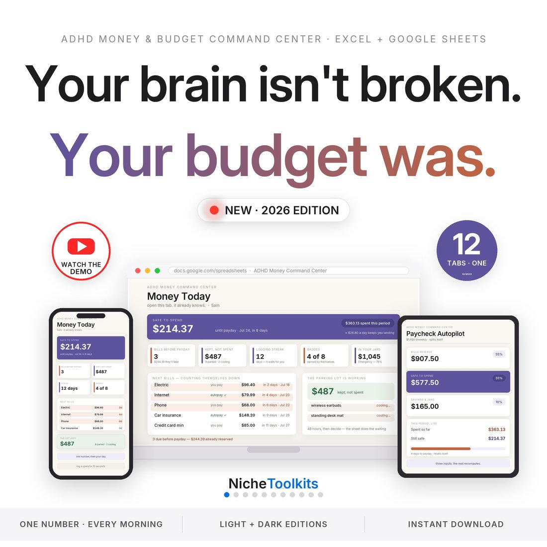 ADHD Money Command Center
