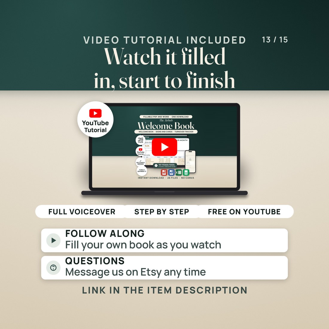 The video tutorial pane for the narrated walkthrough on the NicheToolkits channel.