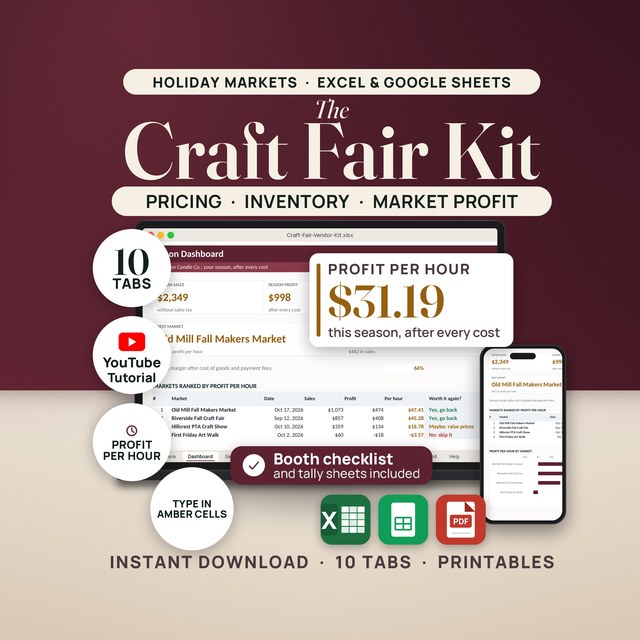 Craft Fair Vendor Kit