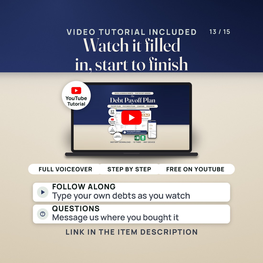 The video tutorial pane for the narrated walkthrough on the NicheToolkits channel.