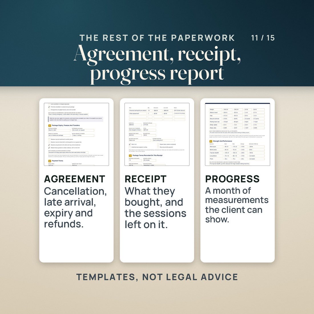 The eight documents as fillable PDFs and again as editable Word files.