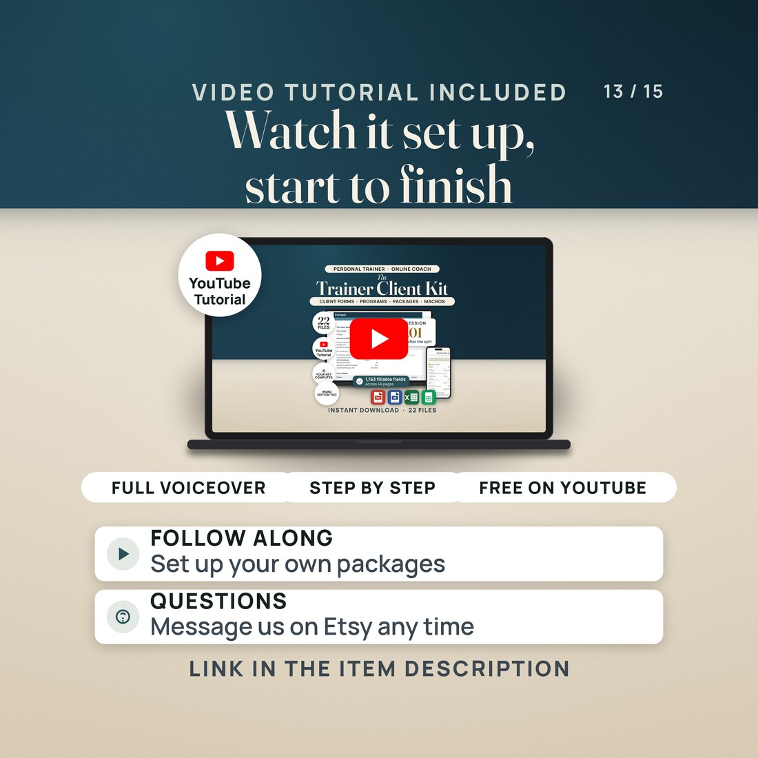 The video tutorial pane for the narrated walkthrough on the NicheToolkits channel.