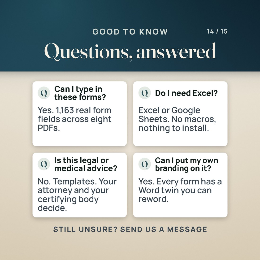 Questions answered about the format, the waiver, the PAR-Q+ wording and what the workbook computes.
