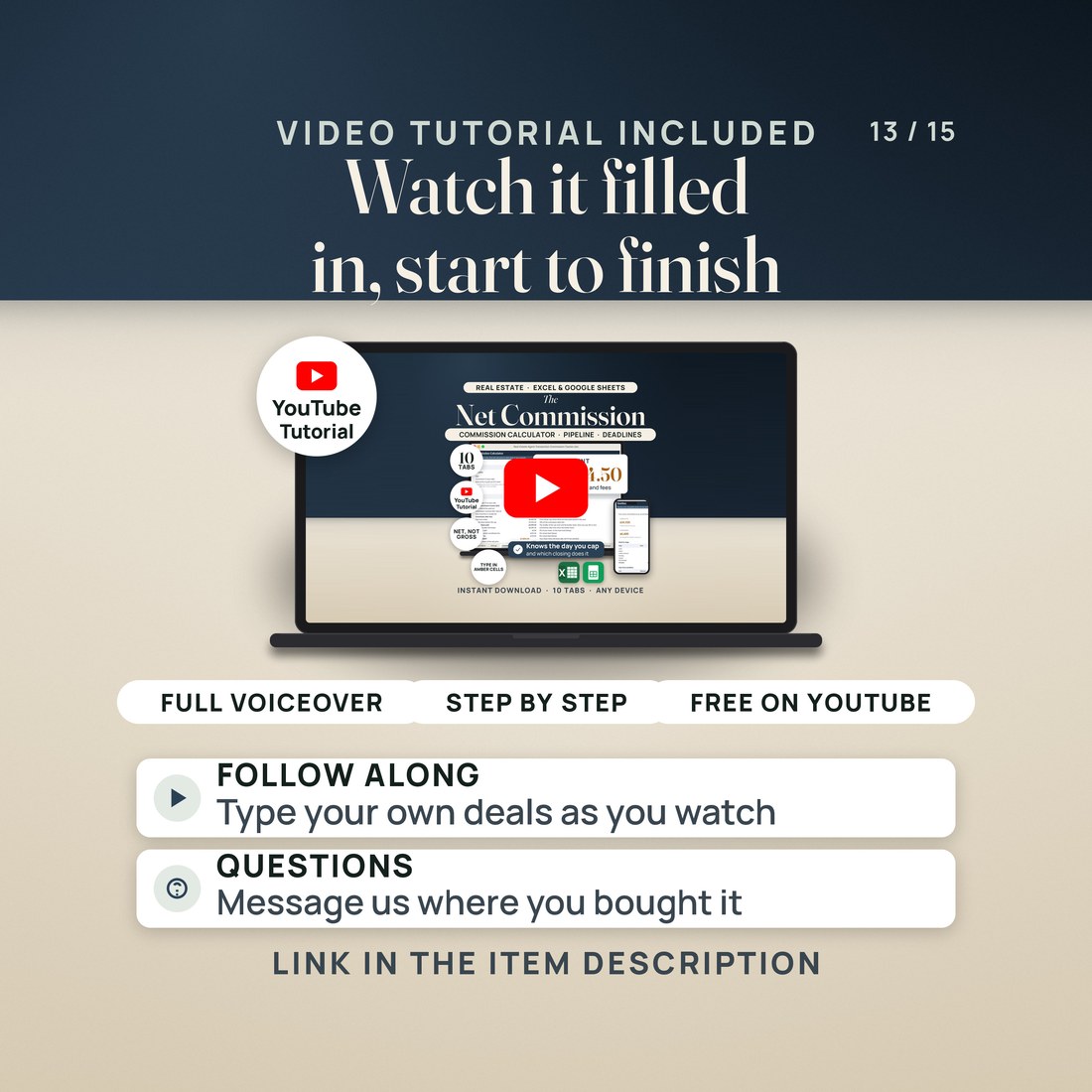 The video tutorial pane for the narrated walkthrough on the NicheToolkits channel.