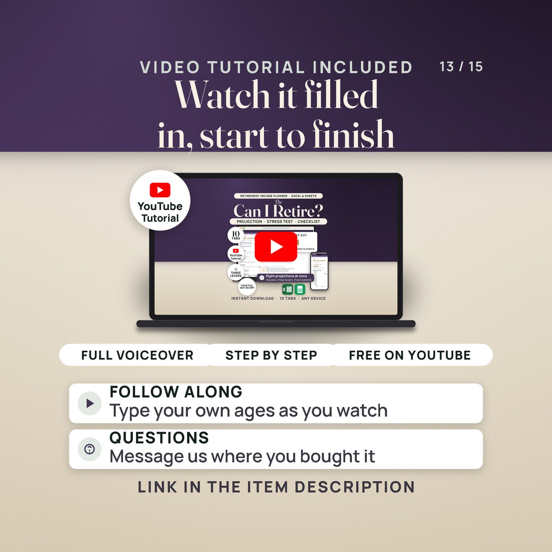 The video tutorial pane for the narrated walkthrough on the NicheToolkits channel.